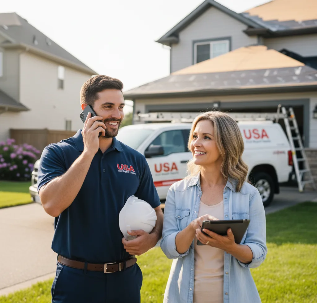 USA Roof Repair Experts customer support in Klamath